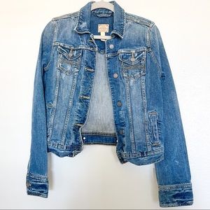 Abercrombie Jean Jacket Size S